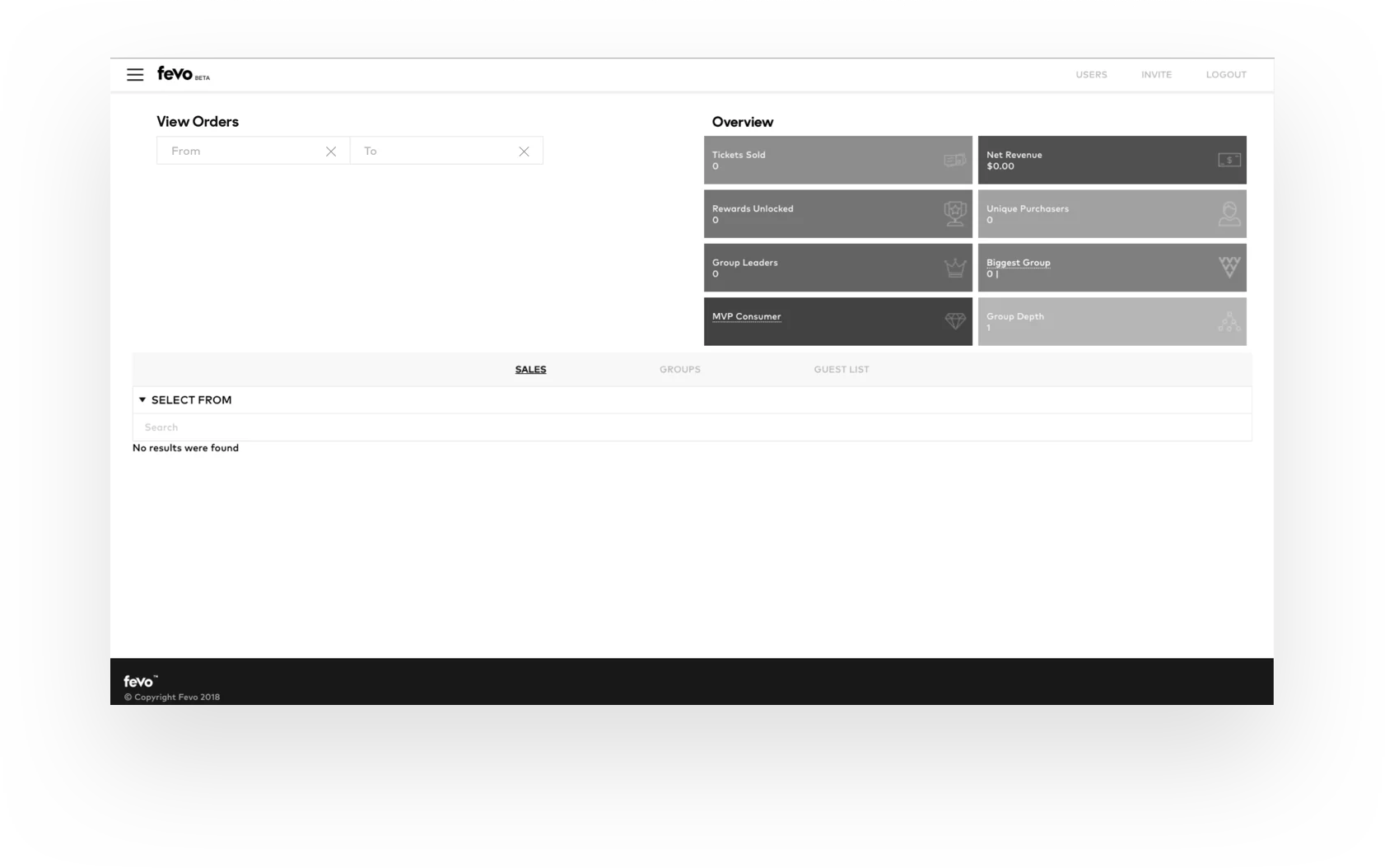 Old Analytics interface