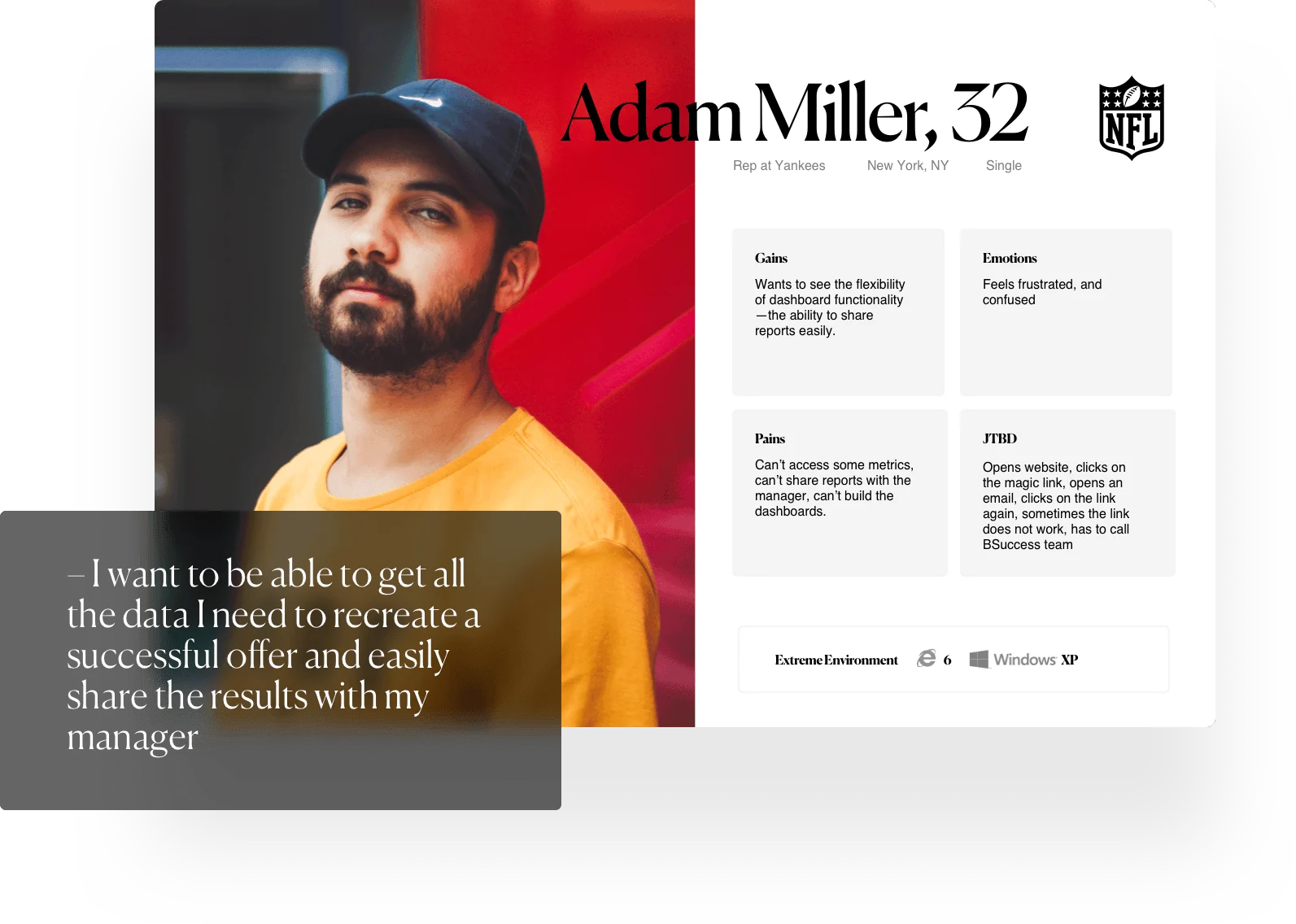 Field study, persona, and user journey