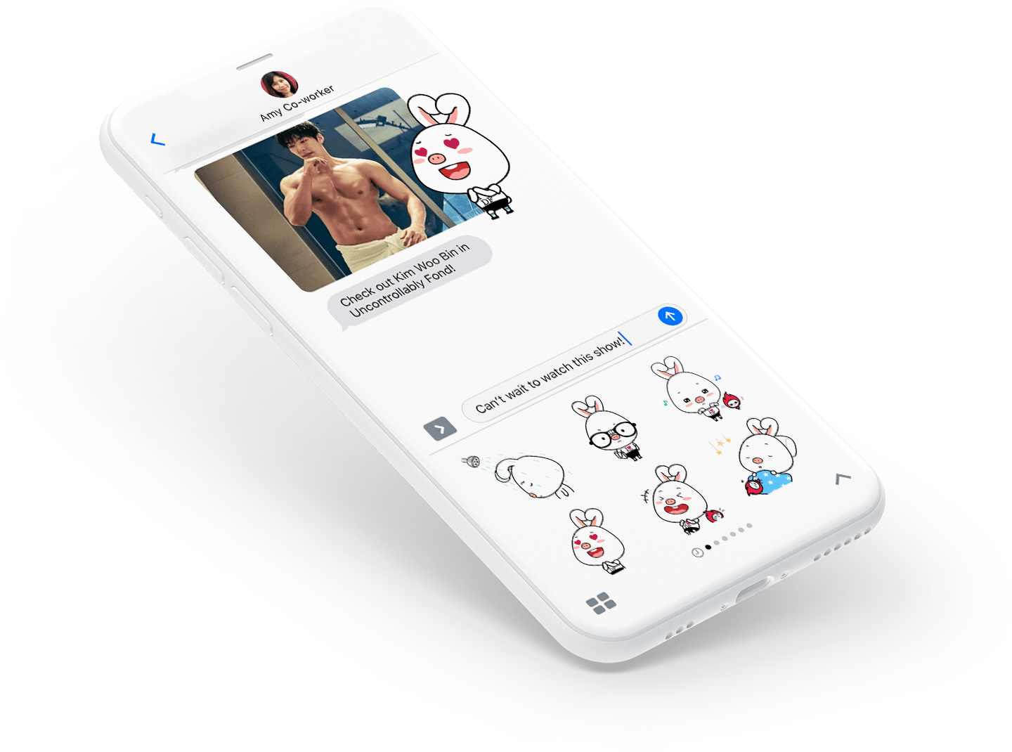 Pigrabbit iMessage sticker pack